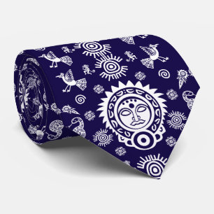 Mexican Aztec Art Home Decor Neck Tie