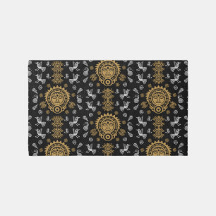 Mexican Aztec Art Home Decor Outdoor Rug