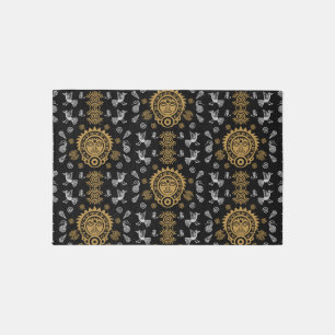 Mexican Aztec Art Home Decor Rug