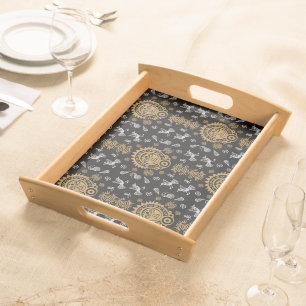 Mexican Aztec Art Home Decor Serving Tray