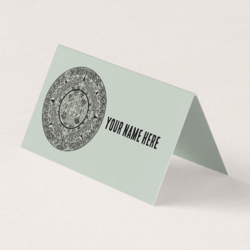 Mexican Aztec Sun Stone Mayan Calendar 1 Business Card