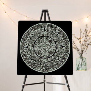 Mexican Aztec Sun Stone Mayan Calendar 1 Foam Board