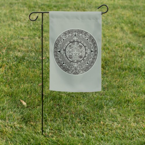 Mexican Aztec Sun Stone Mayan Calendar 1 Garden Flag