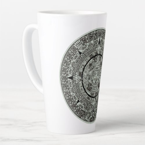 Mexican Aztec Sun Stone Mayan Calendar 1 Latte Mug