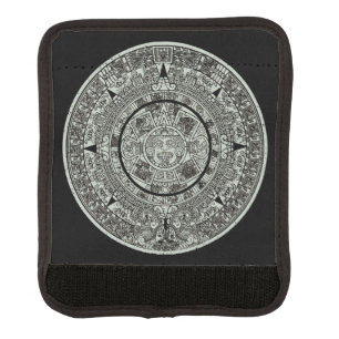 Mexican Aztec Sun Stone Mayan Calendar 1 Luggage Handle Wrap