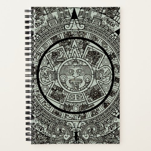 Mexican Aztec Sun Stone Mayan Calendar 1 Notebook