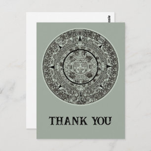 Mexican Aztec Sun Stone Mayan Calendar 1 Postcard