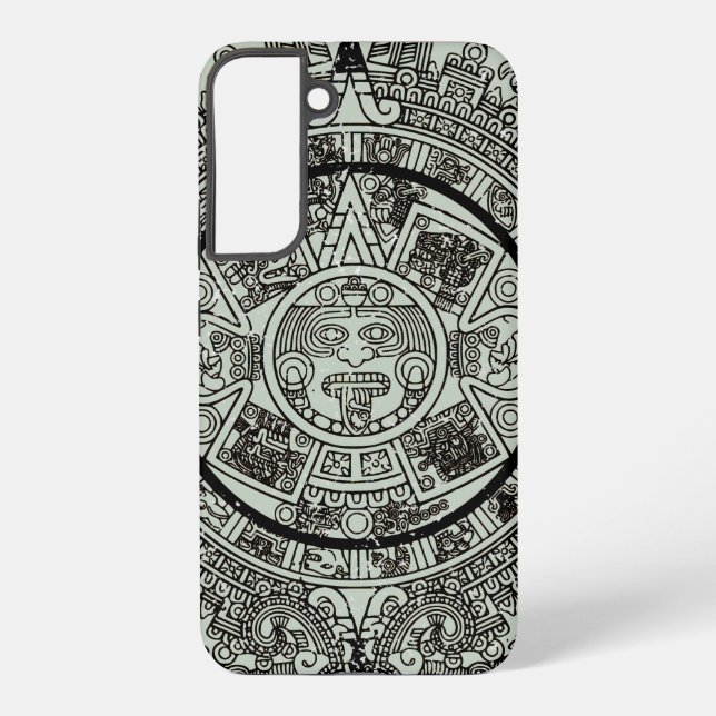 Mexican Aztec Sun Stone Mayan Calendar 1 Samsung Galaxy Case (Back)