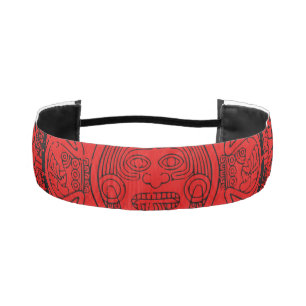 Mexican Aztec Sun Stone Mayan Calendar 2 Athletic Headband