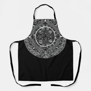Mexican Aztec Sun Stone Mayan Calendar 3 Apron