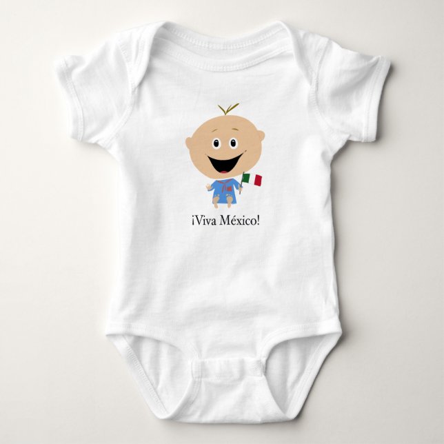 Mexican baby boy - baby bodysuit (Front)