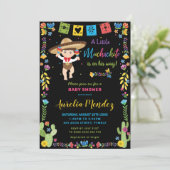 Mexican Baby Muchachito Fiesta Shower Invitation (Standing Front)
