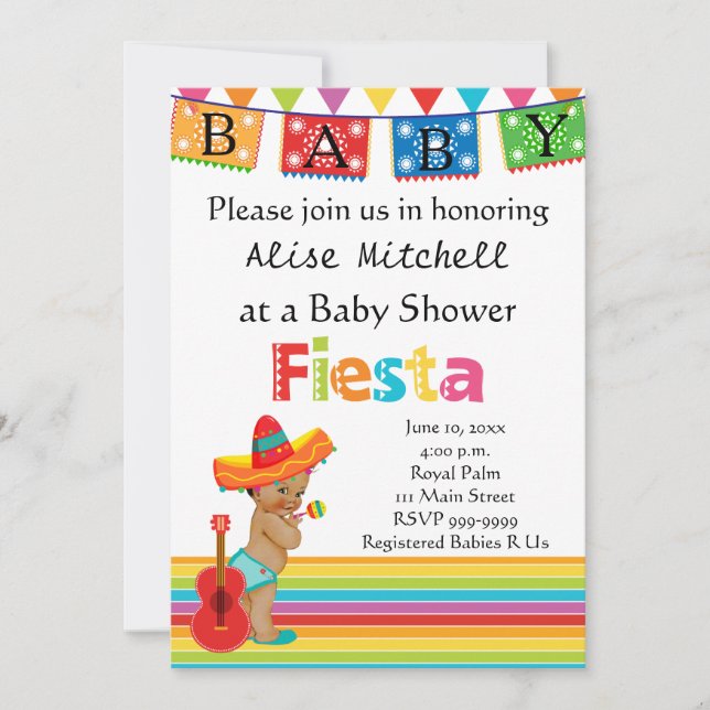 Mexican Baby Shower Invitation (Front)