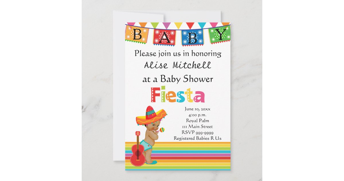 Mexican Baby Shower Invitation | Zazzle