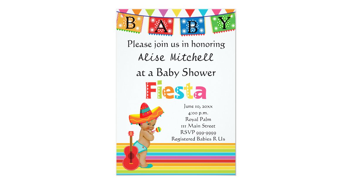Mexican Baby Shower Invitation | Zazzle.com