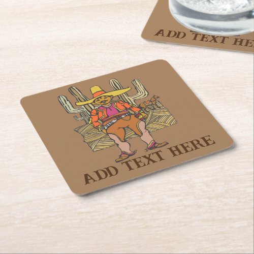 Mexican Bandit  add text Coaster