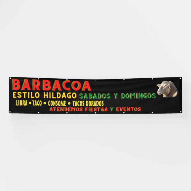 Mexican Barbecue  Banner (Horizontal)