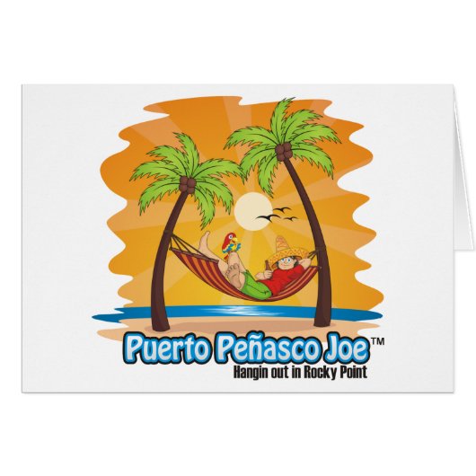Mexican Beach Hammock Cards (Front Horizontal)