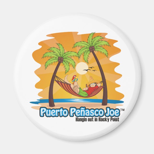 Mexican Beach Hammock Magnet (Front)