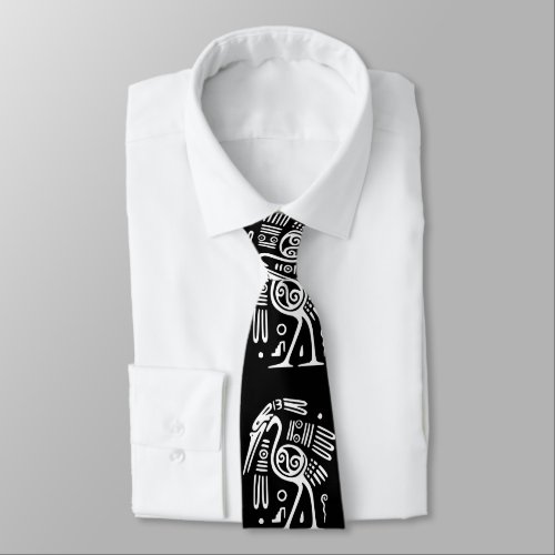 Mexican Bird Symbol Spanish Heritage Month  Neck Tie