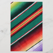 Mexican Blanket Colorful Stripe Southwestern (Front)