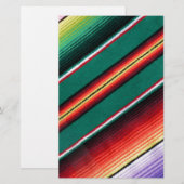 Mexican Blanket Colorful Stripe Southwestern (Front/Back)