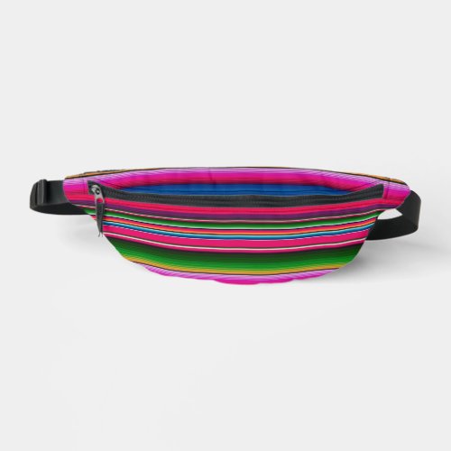 Mexican Blanket Fiesta Stripes Colorful Sarape Fanny Pack