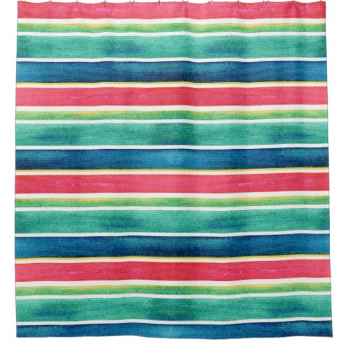 Mexican Blanket Southwest Southwestern Desert Shower Curtain