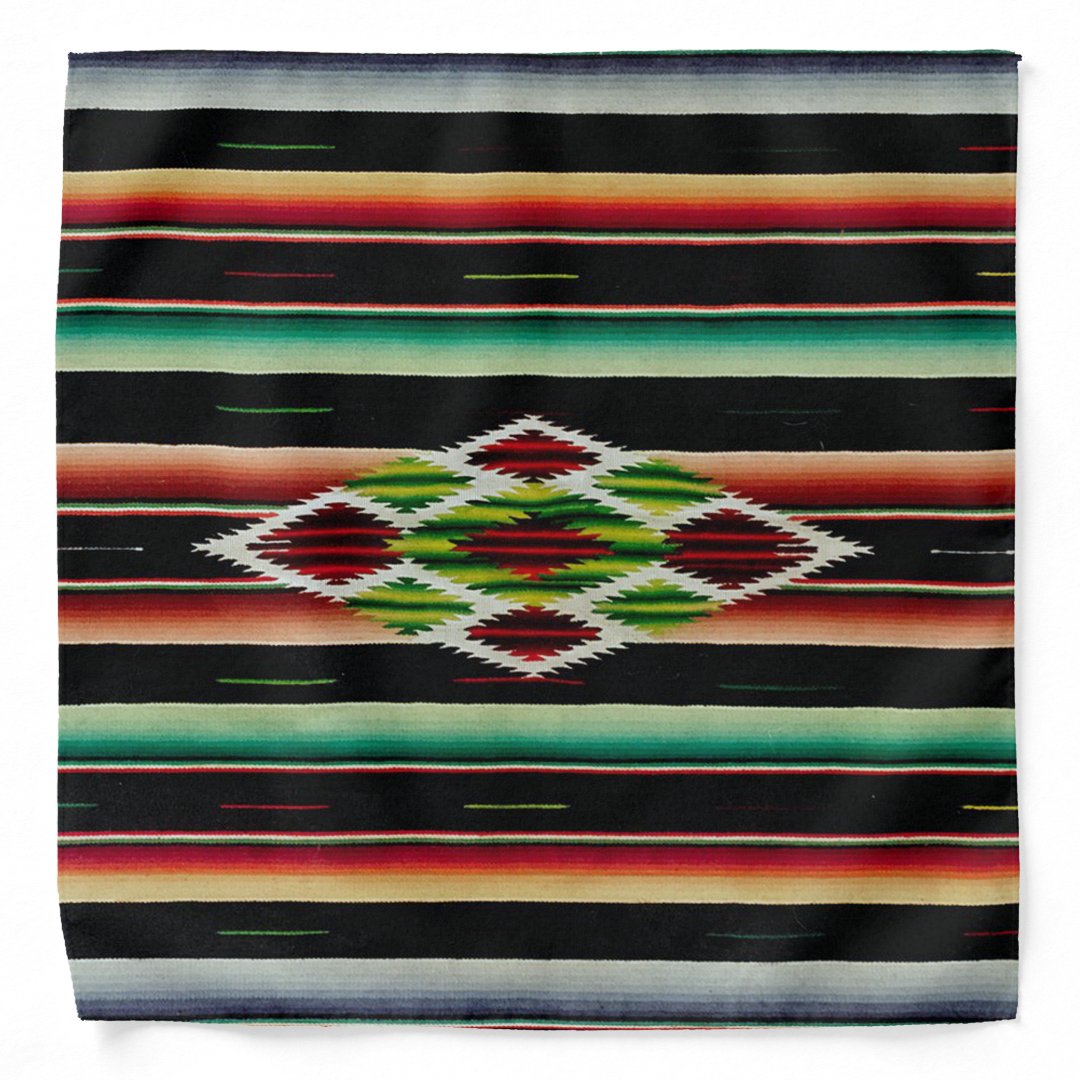Mexican Blanket Traditional Spanish Fiesta Serape Bandana Zazzle