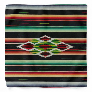 Mexican Blanket Traditional Spanish Fiesta Serape Bandana
