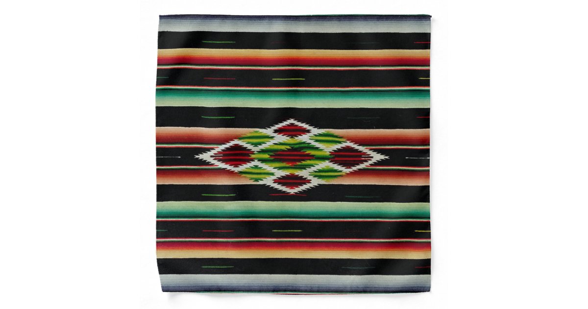 Mexican Blanket Traditional Spanish Fiesta Serape Bandana Zazzle