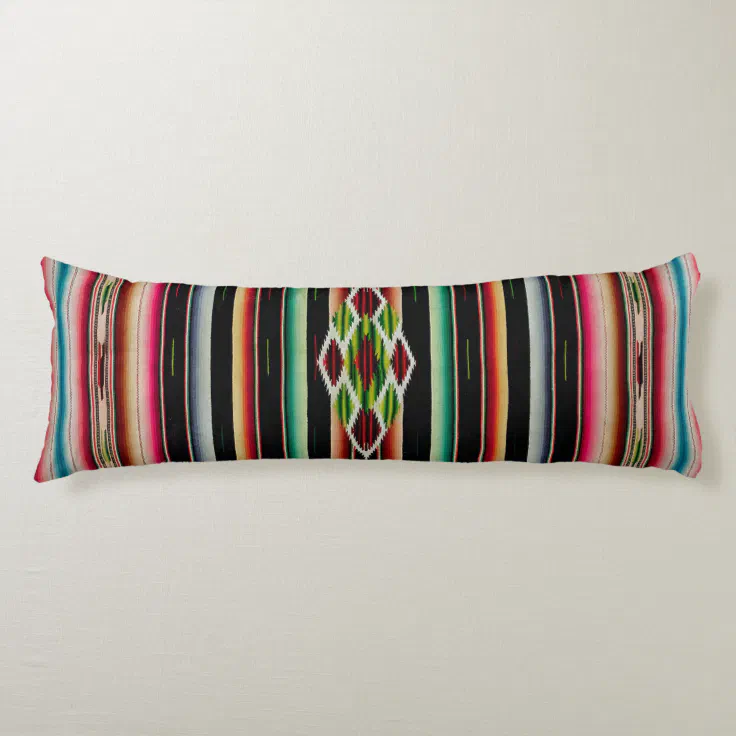 Mexican Blanket Traditional Spanish Fiesta Serape Body Pillow Zazzle