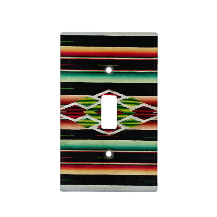 Mexican Blanket Traditional Spanish Fiesta Serape Light Switch Cover Zazzle