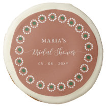 Mexican Boho Barro Bridal Shower Sugar Cookie