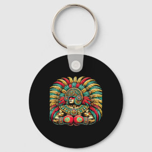 Mexican Boxing Aztec Warrior Design Keychain
