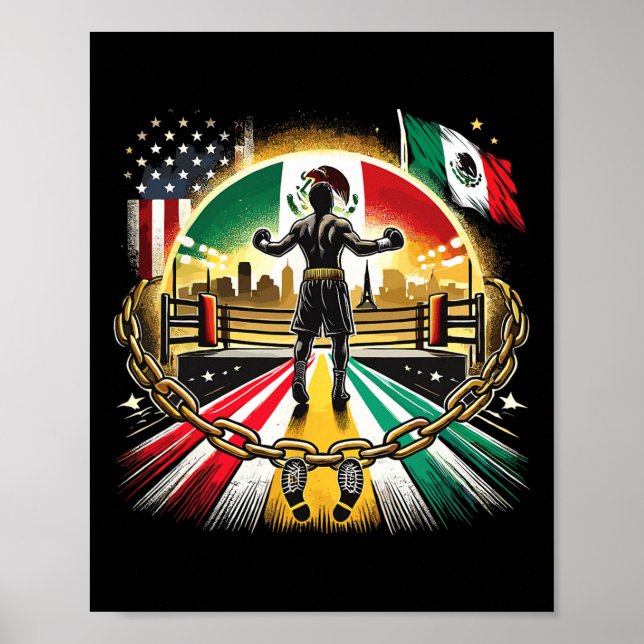 Mexican Boxing Champion Strength And Glory  Poster (Front)