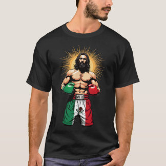 Mexican Boxing Jesus Christ Mex Boxing Shorts T-Shirt