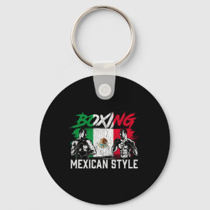 Mexican Boxing Sports Fight Coach Boxer  Keychain