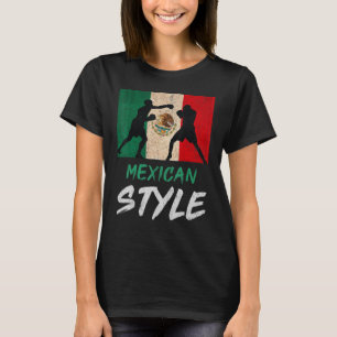 Mexican Boxing Style Mexico Pride Patriotic Mens B T-Shirt