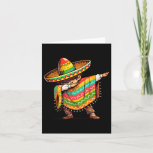 Mexican Boy Dabbing Funny Cinco De Mayo  Card