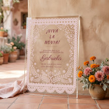 Mexican Bridal Shower Dusty Rose Viva la Novia