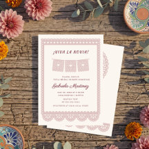 Mexican Bridal Shower Dusty Rose Viva la Novia