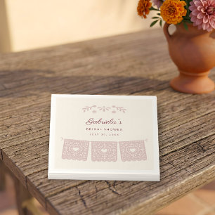 Mexican Bridal Shower Dusty Rose Viva la Novia Napkins