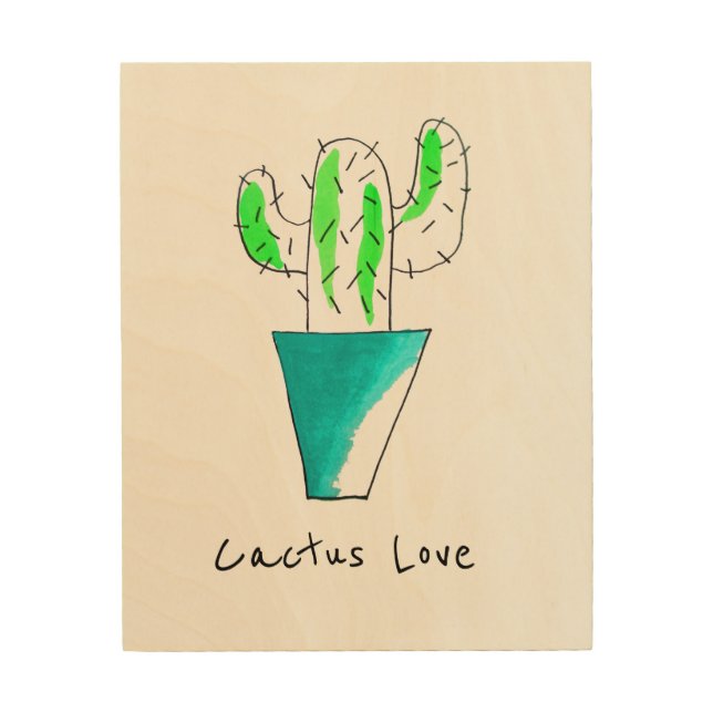 Mexican cactus cute saguaro art (Front)