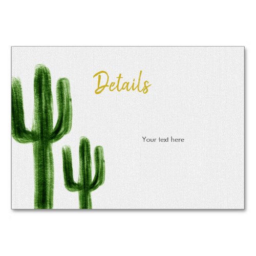 Mexican Cactus Insert Card