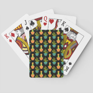 Mexican Cactus Plant Cinco de Mayo Fiesta Gardener Poker Cards