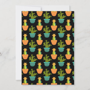Mexican Cactus Plant Cinco de Mayo Fiesta Gardener Thank You Card