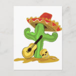Mexican Cactus Postcard at Zazzle