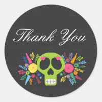 Sugar skull floral | Sticker