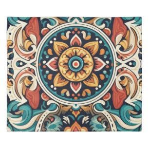 Mexican Cantaro Pottery Design Duvet Cover